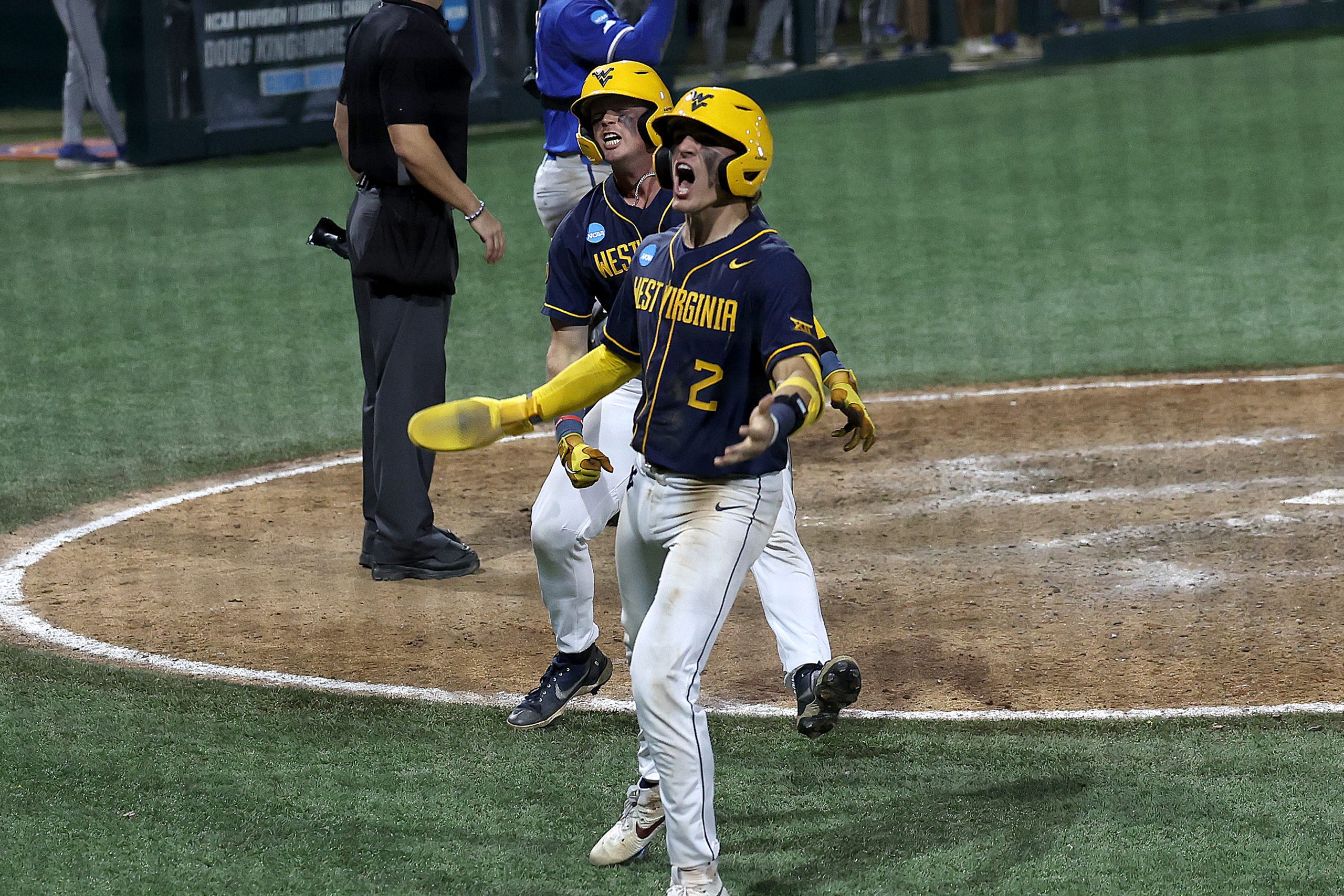 West Virginia's Gavin Kelly (Photo by John Byrum/Getty Images)