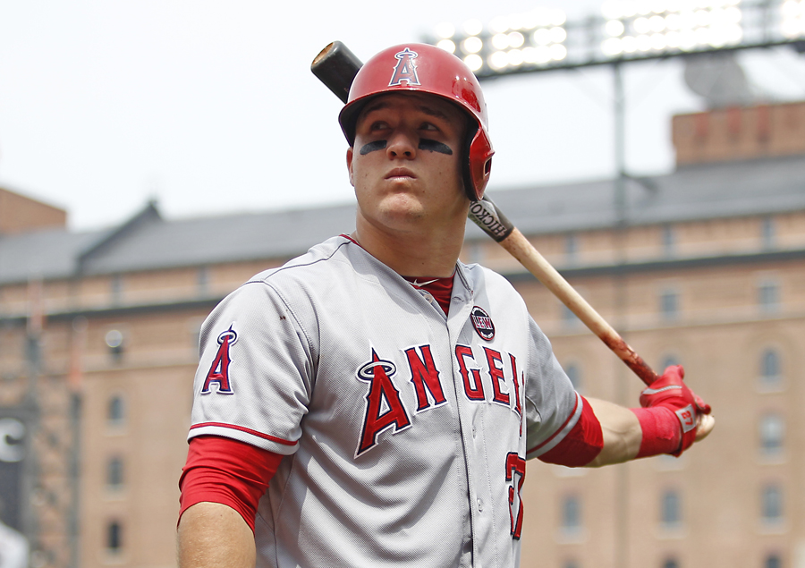 mike trout new jersey home